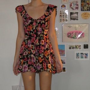 flowery, flowy romper